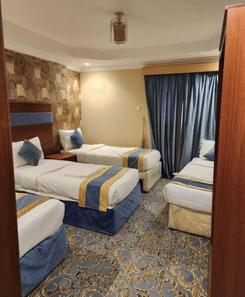 Al Ehsan Hotel Quadruple Room